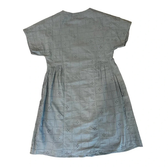 Madewell Button-Front V-Neck Mini Dress - Picture 6 of 9